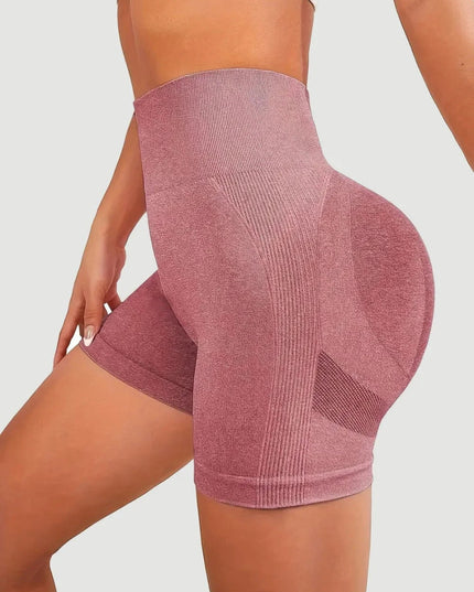 High Waist Active Shorts - Trendsi