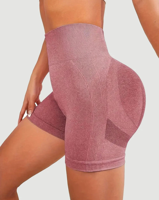 High Waist Active Shorts - Trendsi