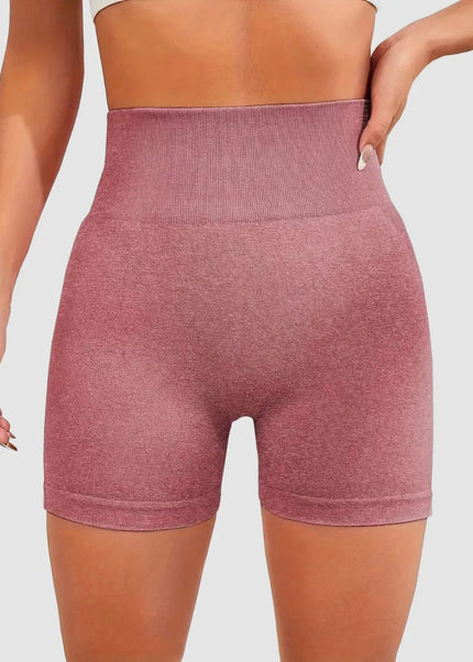 High Waist Active Shorts - Trendsi