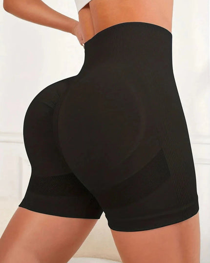High Waist Active Shorts - Trendsi