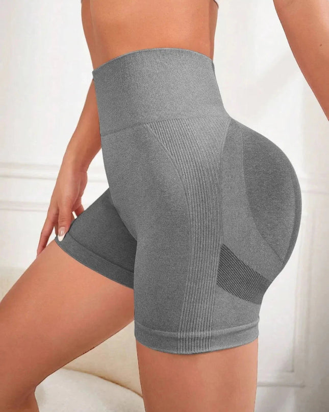 High Waist Active Shorts - Trendsi