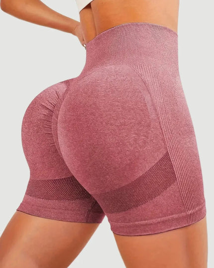 High Waist Active Shorts - Trendsi