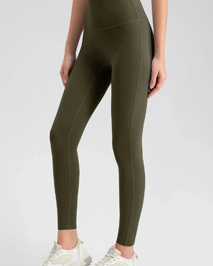 High Waist Skinny Active Pants - Trendsi