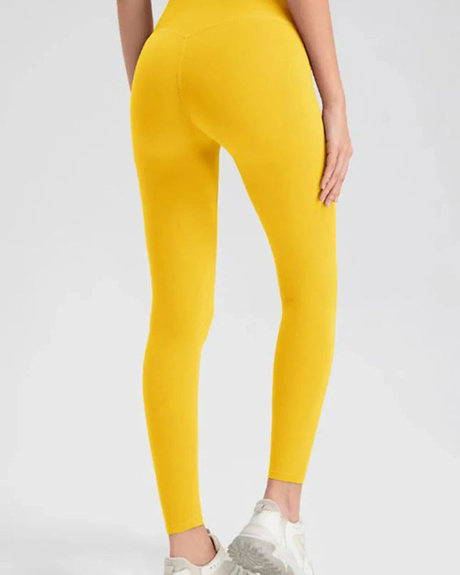 High Waist Skinny Active Pants - Trendsi
