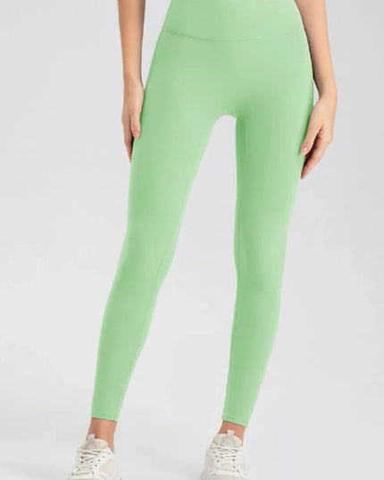 High Waist Skinny Active Pants - Trendsi