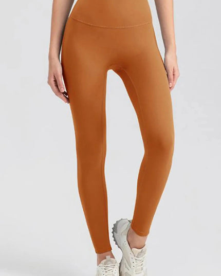 High Waist Skinny Active Pants - Trendsi