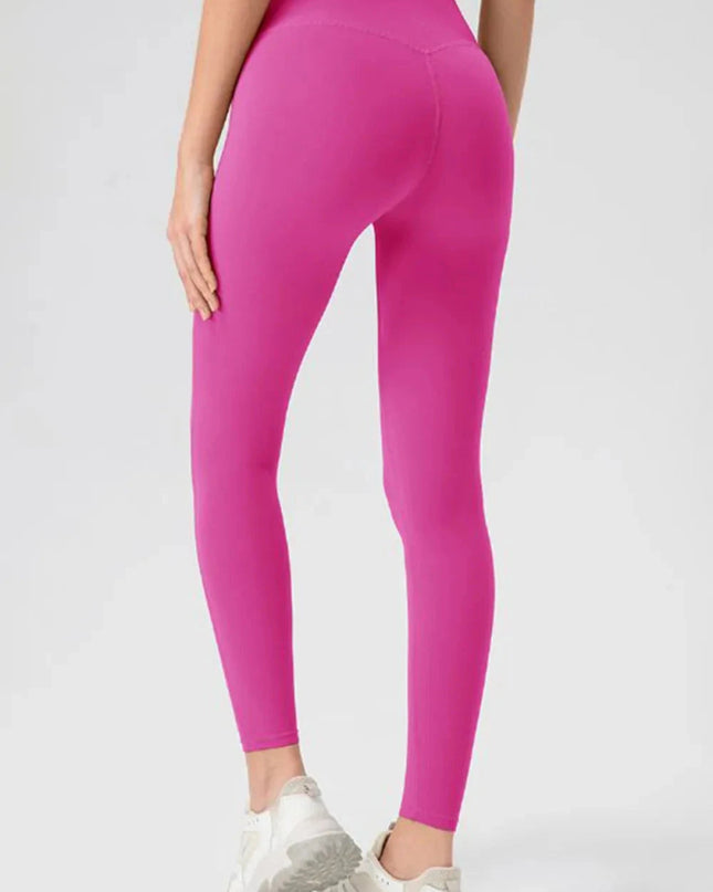 High Waist Skinny Active Pants - Trendsi