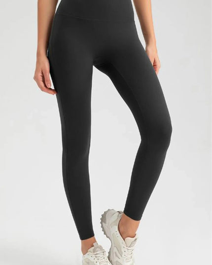 High Waist Skinny Active Pants - Trendsi