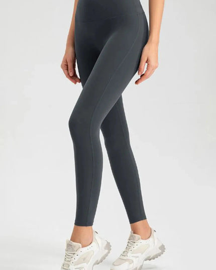 High Waist Skinny Active Pants - Trendsi