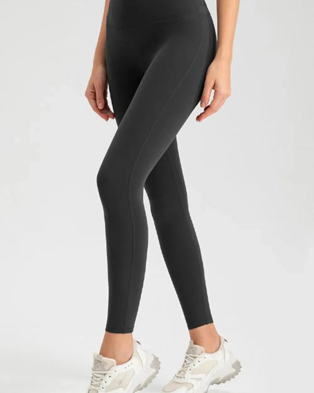 High Waist Skinny Active Pants - Trendsi