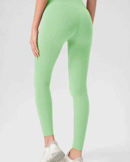 High Waist Skinny Active Pants - Trendsi