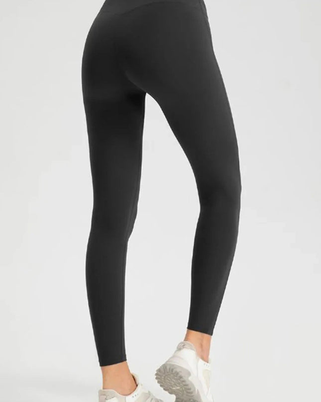 High Waist Skinny Active Pants - Trendsi