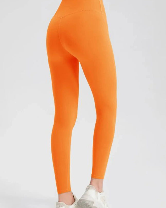 High Waist Skinny Active Pants - Trendsi