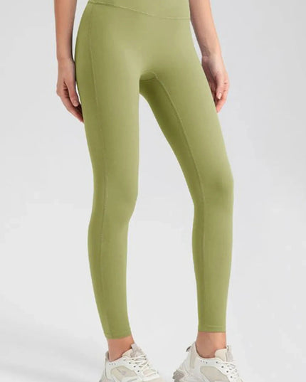 High Waist Skinny Active Pants - Trendsi