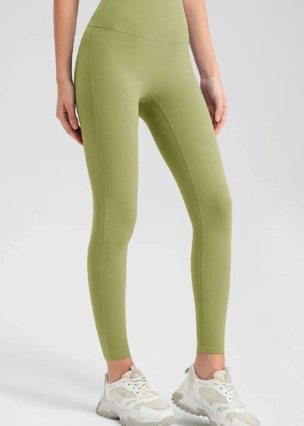 High Waist Skinny Active Pants - Trendsi