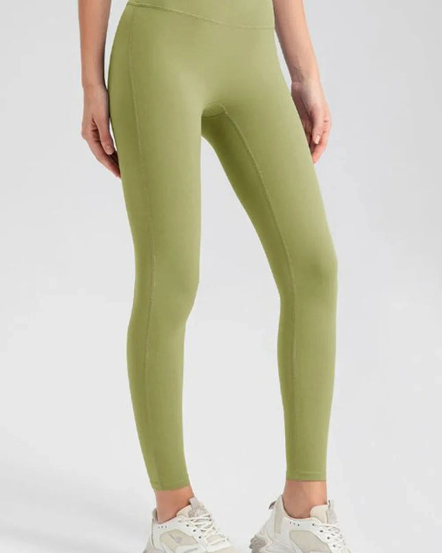High Waist Skinny Active Pants - Trendsi