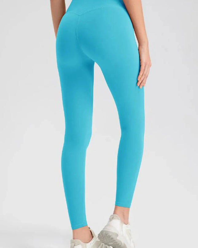High Waist Skinny Active Pants - Trendsi