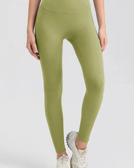 High Waist Skinny Active Pants - Trendsi