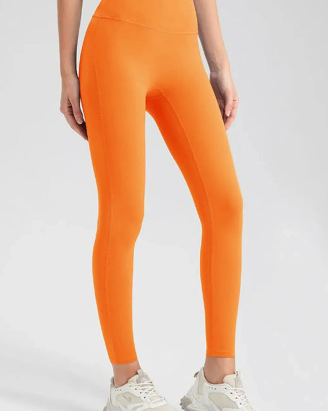 High Waist Skinny Active Pants - Trendsi