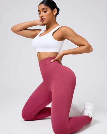 High Waist Stirrup Active Leggings - Trendsi