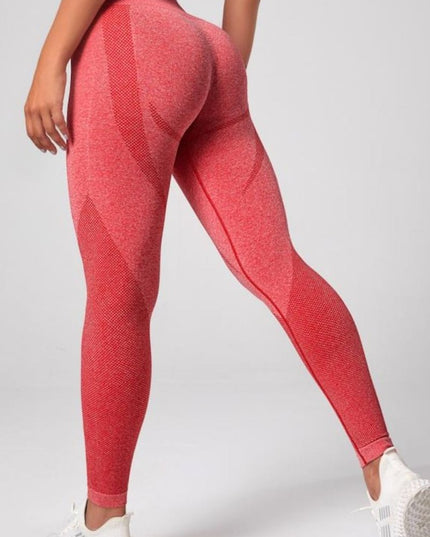 High Waistband Long Active Pants - Trendsi