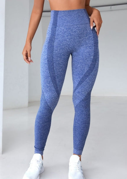 High Waistband Long Active Pants - Trendsi
