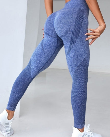 High Waistband Long Active Pants - Trendsi