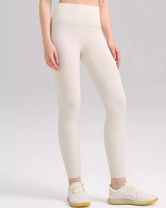 High - Waisted Seamless Active Leggings - Trendsi