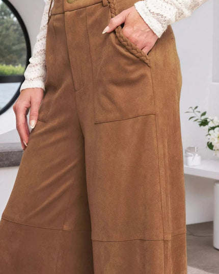 High-Waisted Wide Leg Pants
