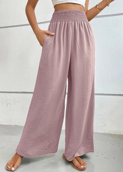 High - Waisted Wide Leg Pants - Trendsi