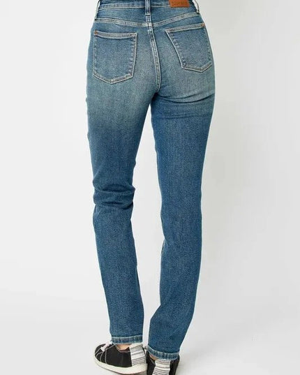 Judy Blue Full Size High Waist Skinny Jeans - Trendsi