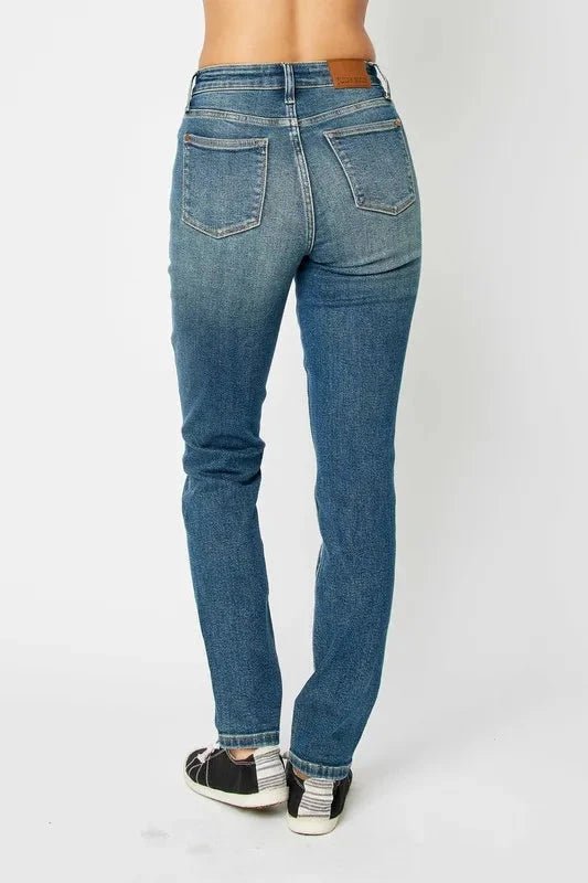 Judy Blue Full Size High Waist Skinny Jeans - Trendsi