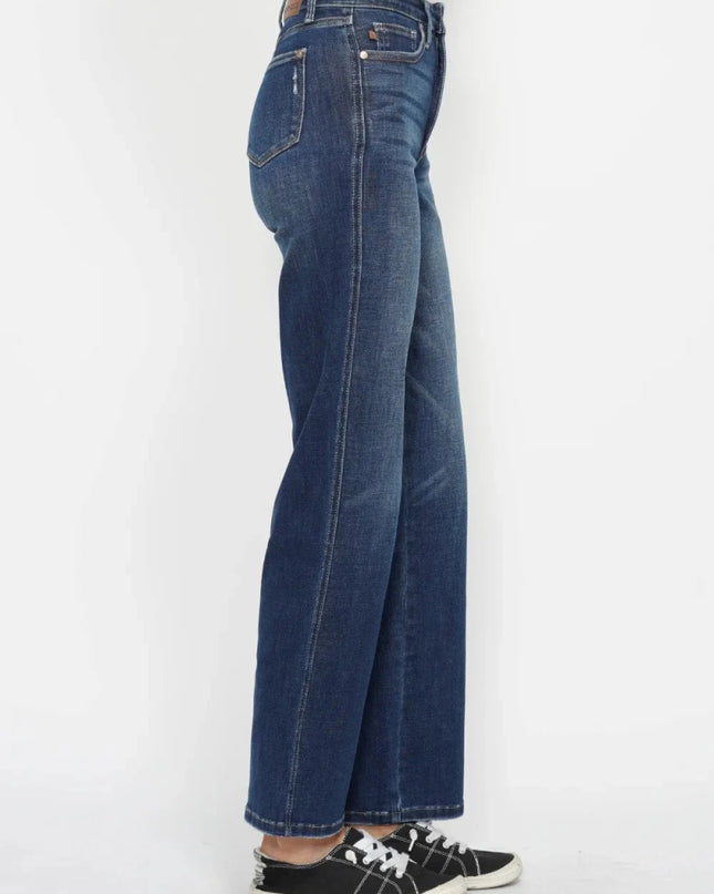 Judy Blue Full Size High Waist Tummy Control Jeans - Trendsi