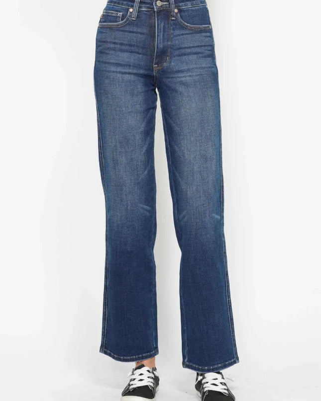 Judy Blue Full Size High Waist Tummy Control Jeans - Trendsi