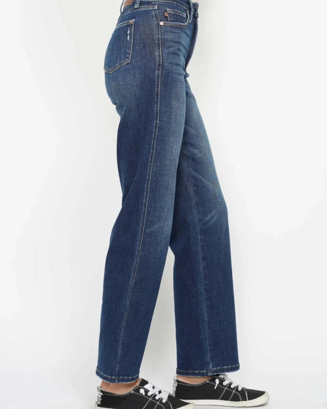 Judy Blue Full Size High Waist Tummy Control Jeans - Trendsi