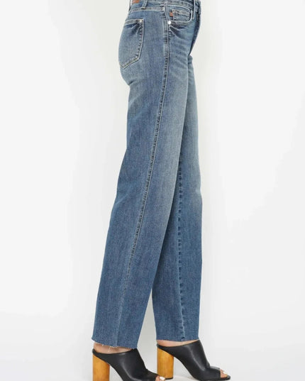 Judy Blue Full Size Tummy Control Straight Jeans - Trendsi