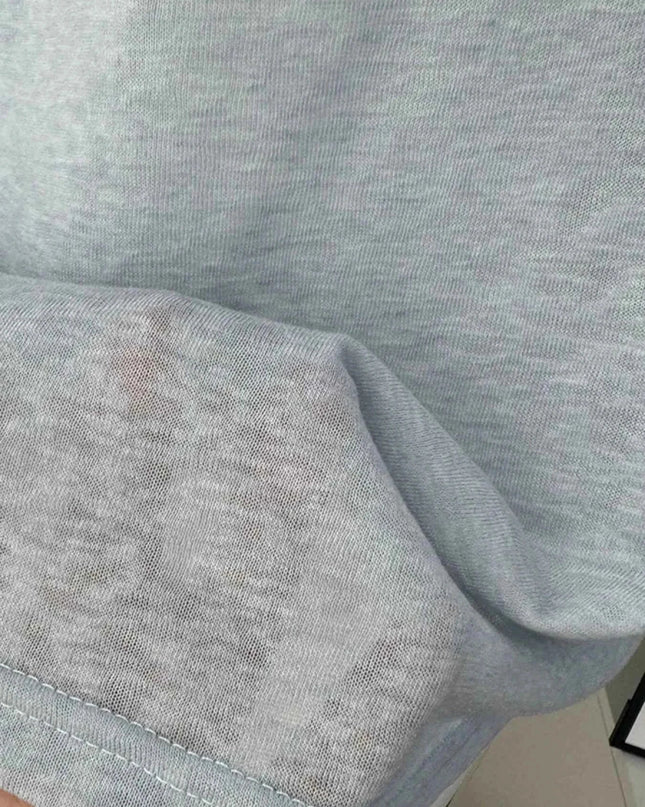 Knotted Long Sleeve T-Shirt - Trendsi