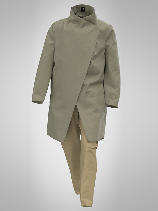 Koto coat - Forest - Coats and Jackets - Kanten