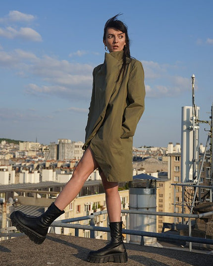 Koto coat - Forest - Coats and Jackets - Kanten