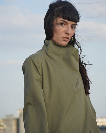 Koto coat - Forest - Coats and Jackets - Kanten