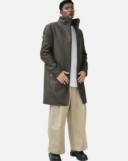 Koto Heavy Coat - Army - Coats and Jackets - Kanten