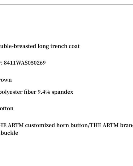 "Line Walker" matte micro - velvet drape classic elegant double - breasted straight long trench coat - outerwear - Firelady Fur