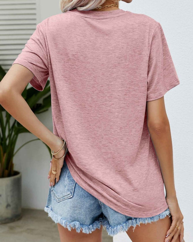 MAMA BUNNY Easter Graphic Tee - Trendsi