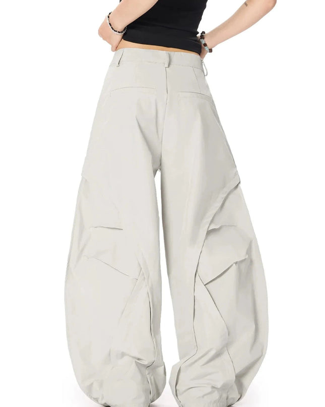 Men's Oversized Wide - Leg Cargo Pants - Trendsi