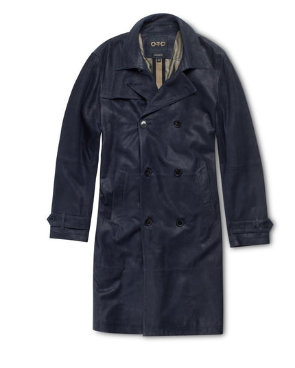 Midnight Suede Coat: Chic and Timeless - Men’s - OTD – ON THIS DAY