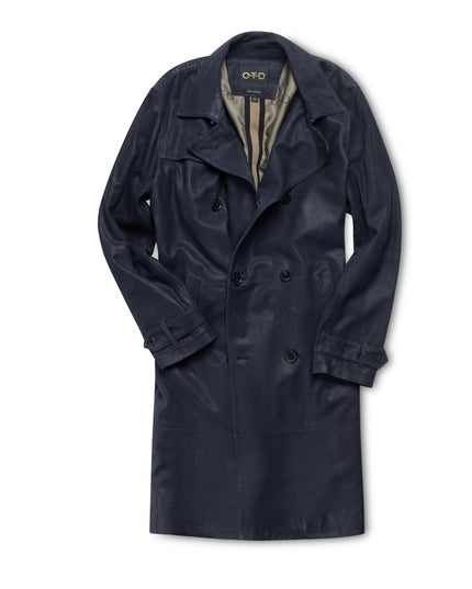 Midnight Suede Coat: Chic and Timeless - Men’s - OTD – ON THIS DAY