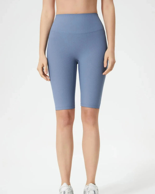 Millennia High Waist Active Shorts - Trendsi