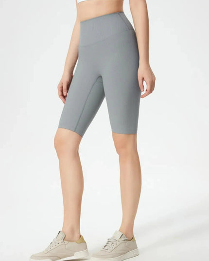 Millennia High Waist Active Shorts - Trendsi