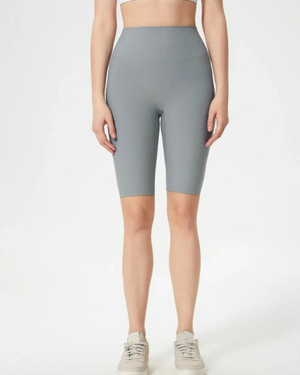 Millennia High Waist Active Shorts - Trendsi