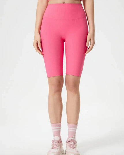 Millennia High Waist Active Shorts - Trendsi